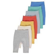 GX553: 7 Pack Ribbed Leggings (12-18 Months)